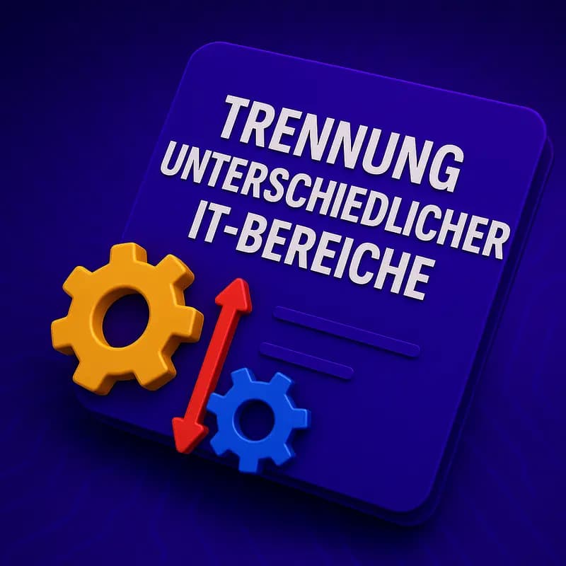 Trennung unterschiedlicher IT-Bereiche